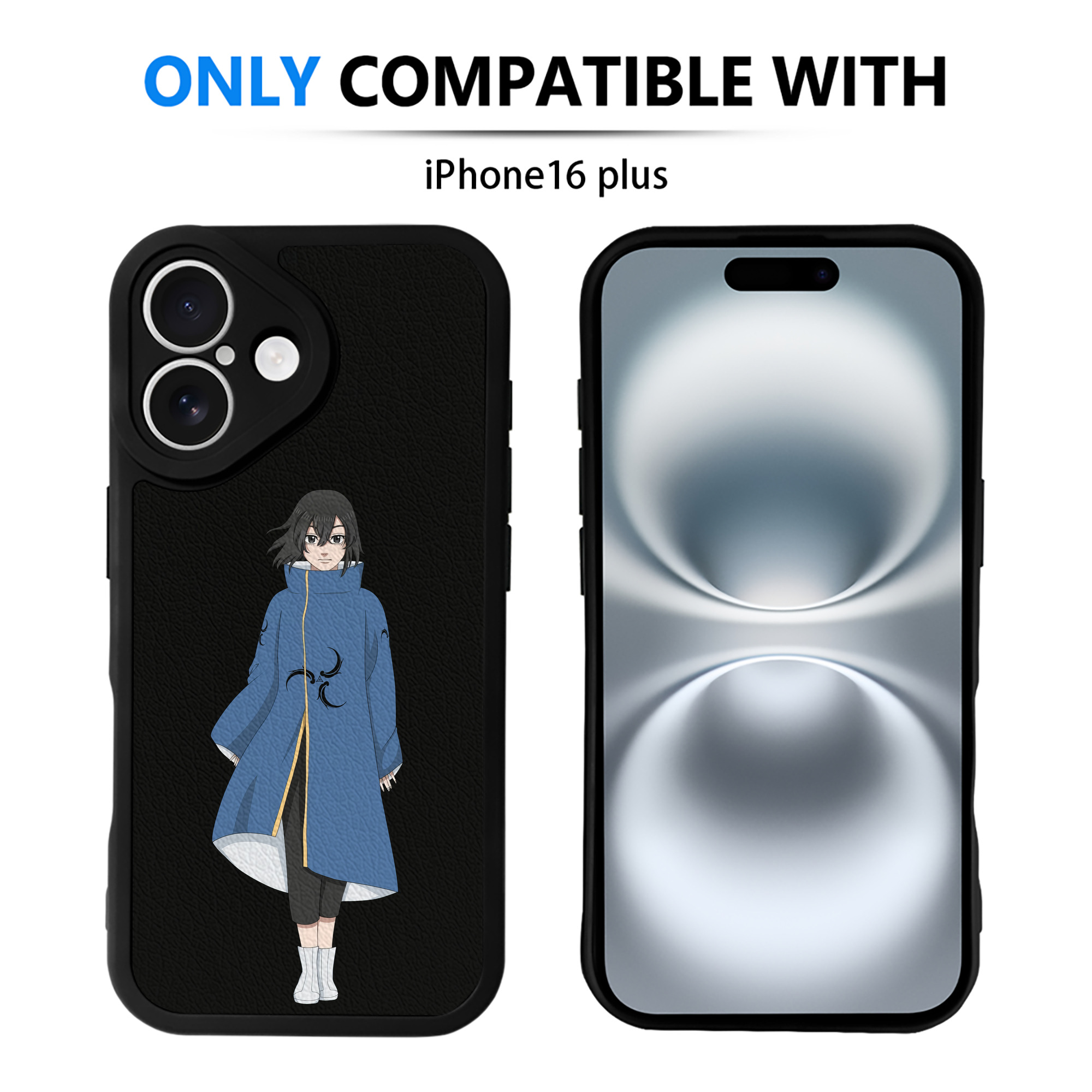 （画像用） 東京リベンジャーズ Tokyo Revengers 【iPhone 16シリーズ対応】シリコンスマホケース（レザー調） 材質：シリコン